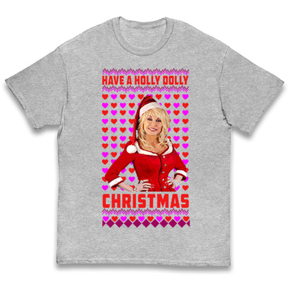 Merry Christmas Dolly Parton Kids T Shirt