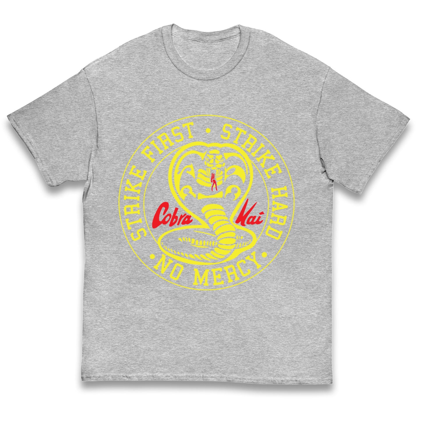 Cobra Kai Strike First Strike Hard Kids T Shirt