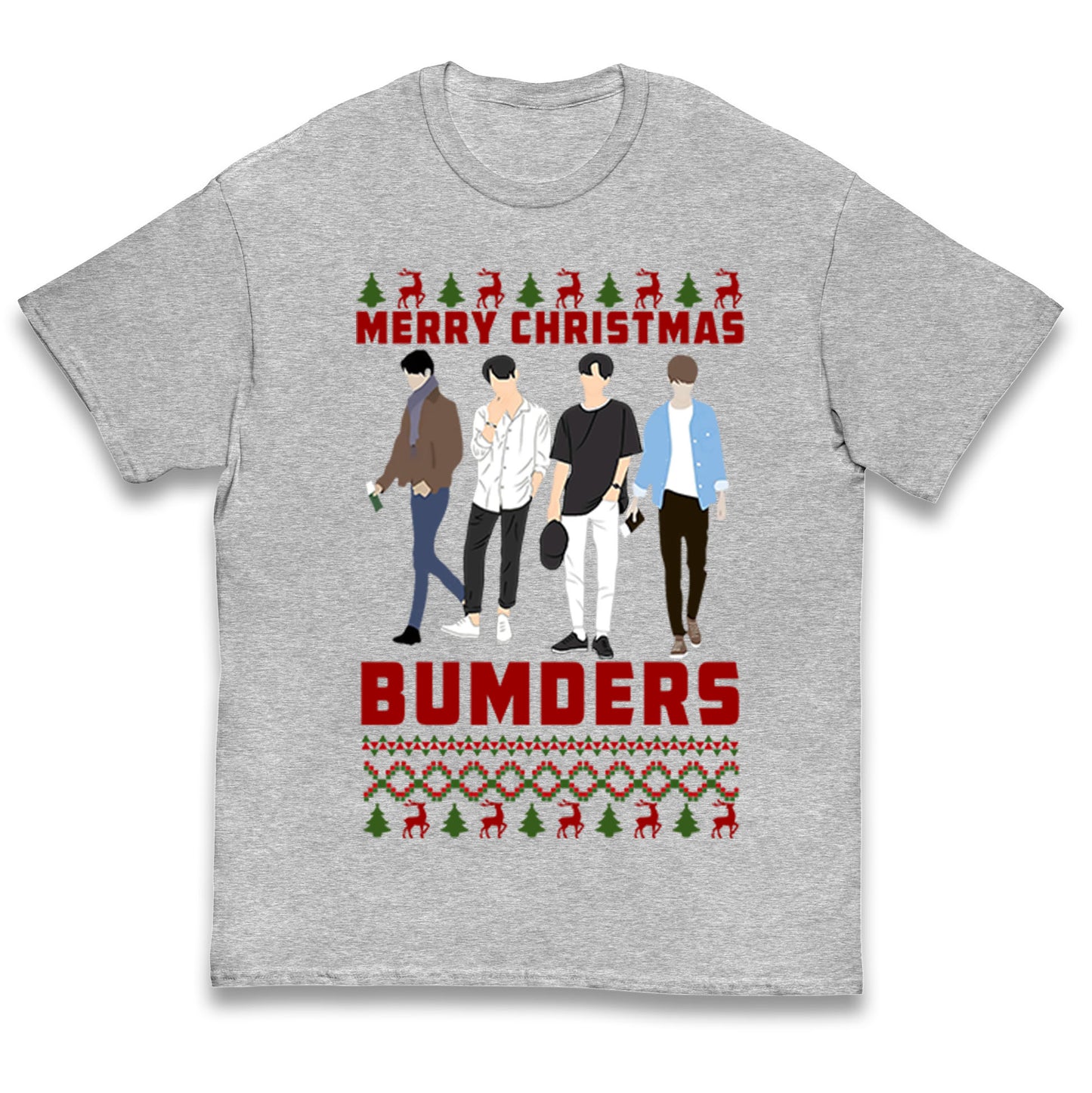 Merry Christmas Bumders The Inbetweeners Kids T Shirt