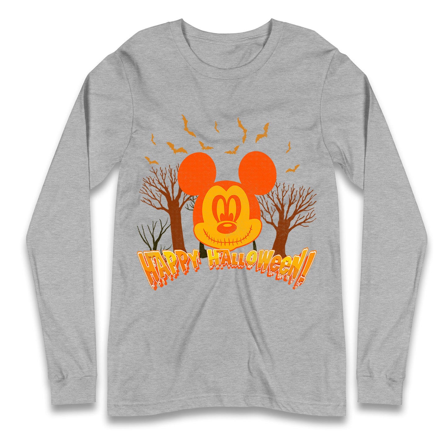 Mickey Mouse Happy Halloween Long Sleeve T Shirt