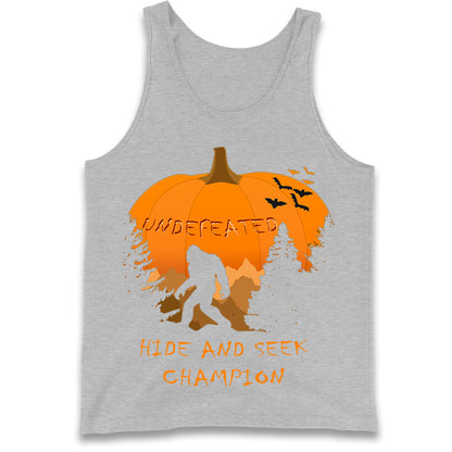 Big Foot Hide And Seek Halloween Tank Top