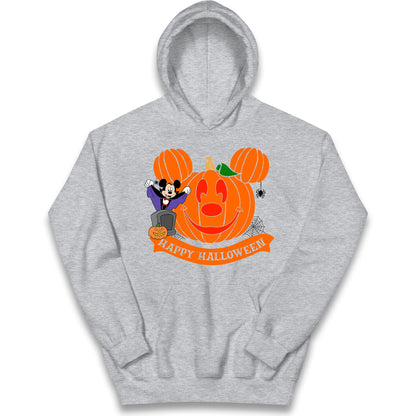 Mickey Mouse Horror Happy Halloween Kids Hoodie