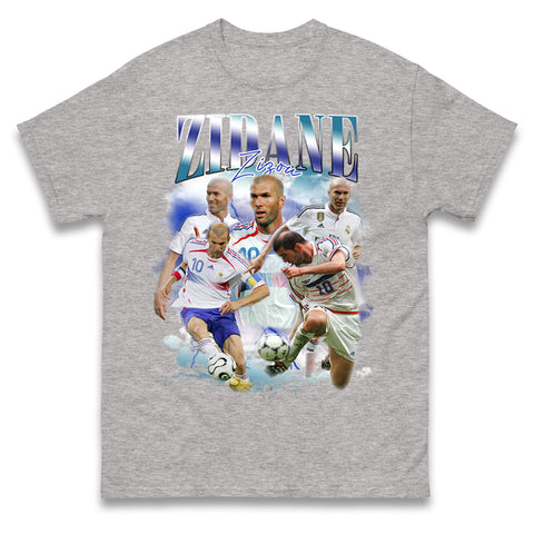 Zinedine Zidane Mens Tee Top