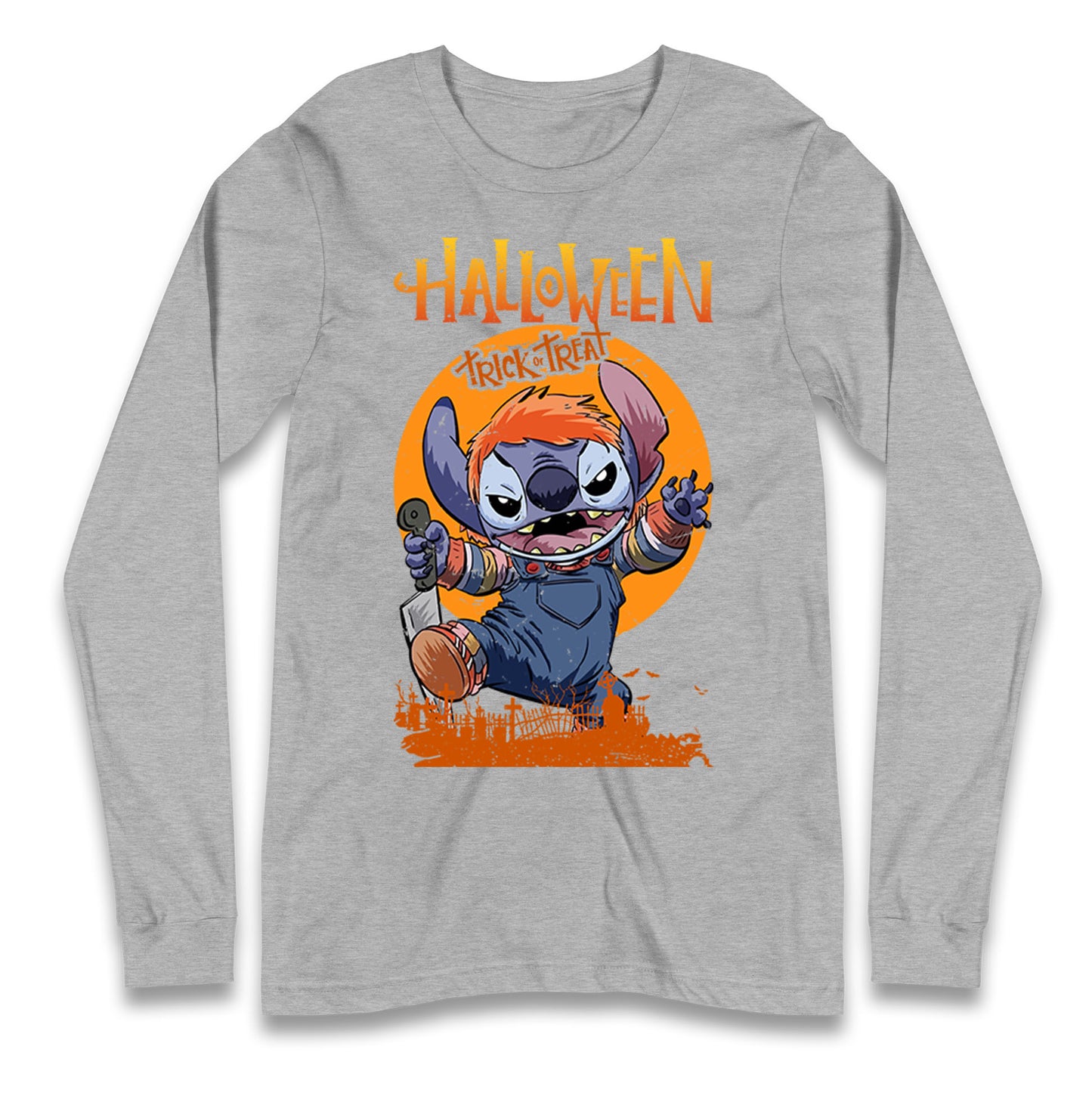 Lilo And Stitch Halloween Long Sleeve T Shirt