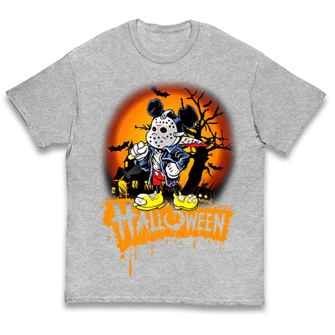 Mickey Mouse Haunted Halloween T Shirt
