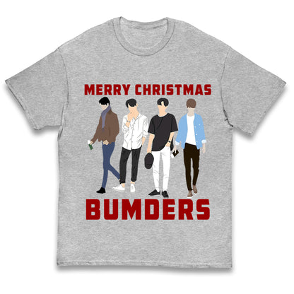 Merry Christmas Bumders The Inbetweeners Kids T Shirt