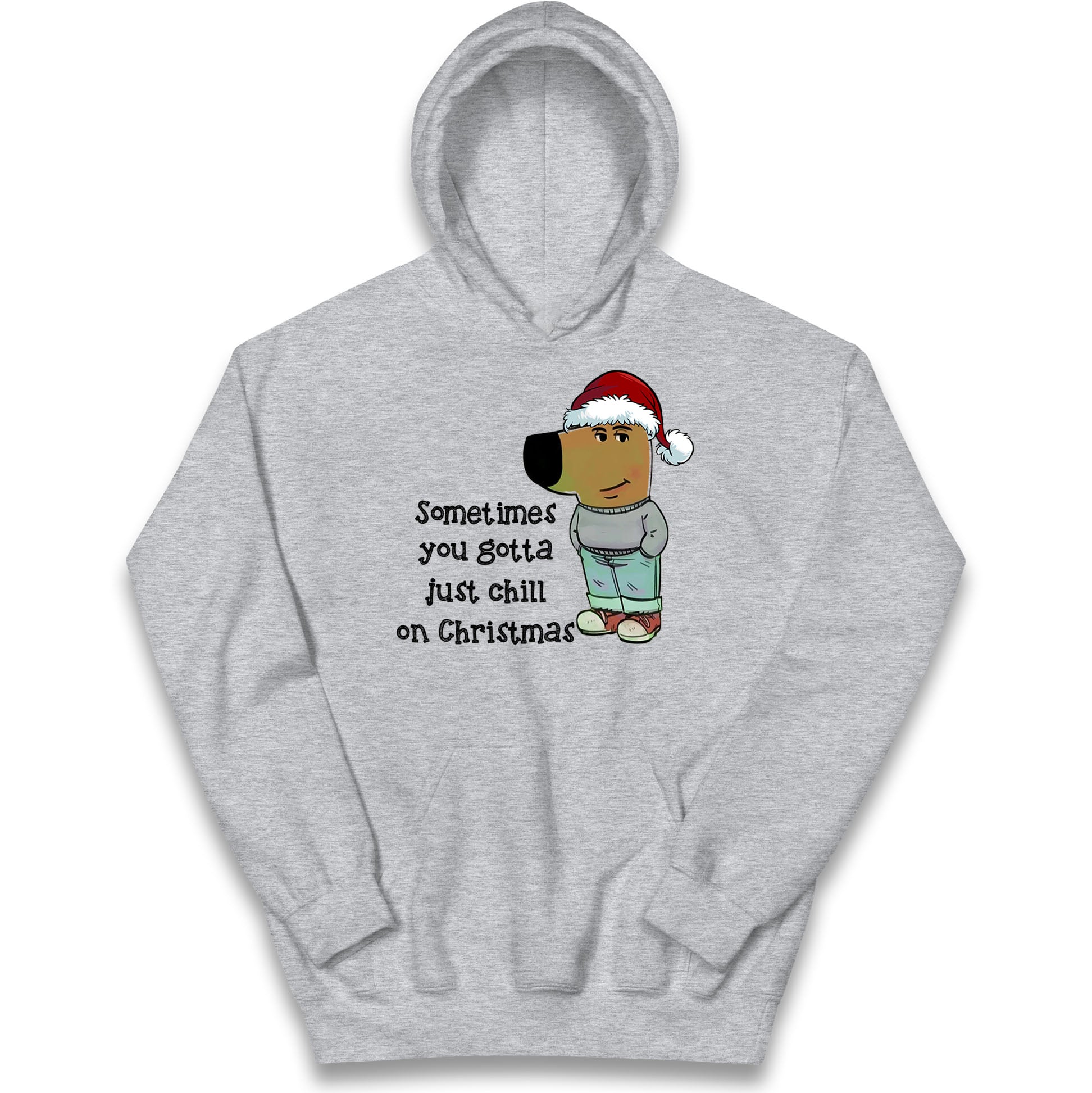 christmas chill guy hoodie