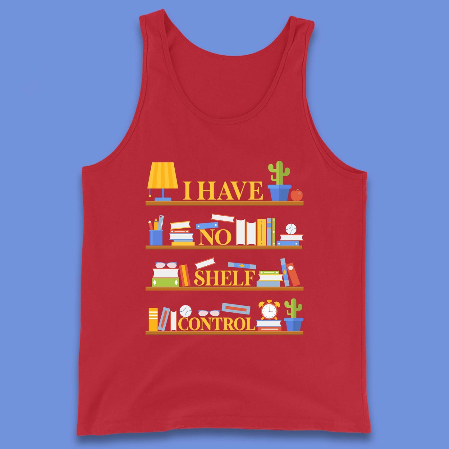 Books Shelf Tank Top