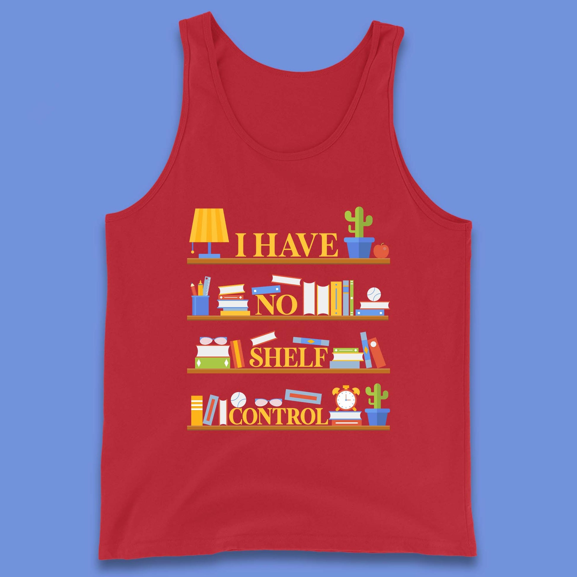 Books Shelf Tank Top