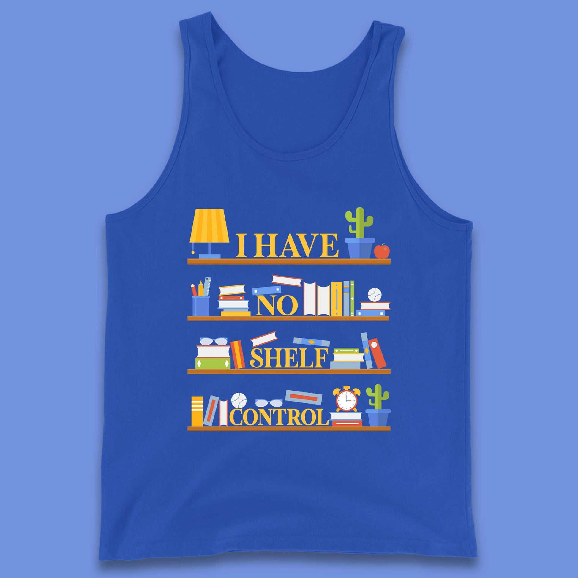 Books Shelf Tank Top