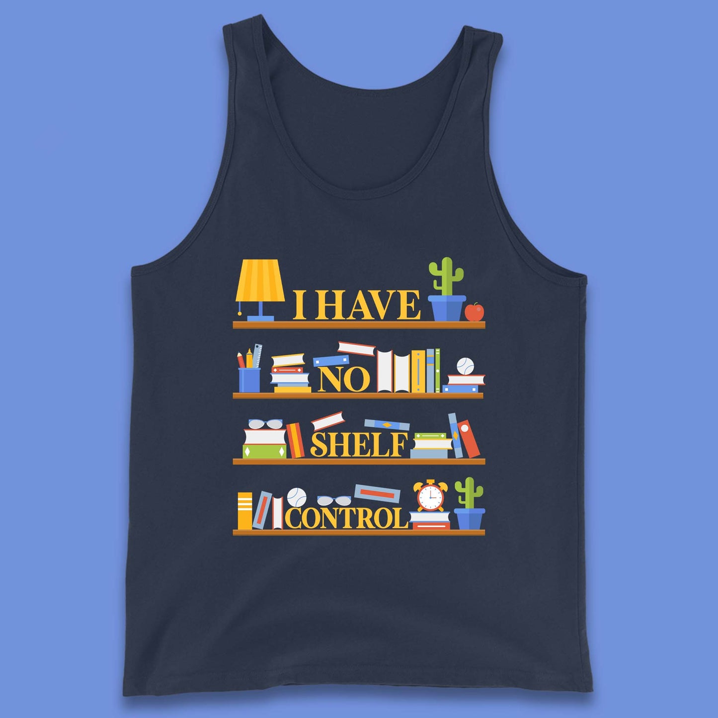 Books Shelf Tank Top