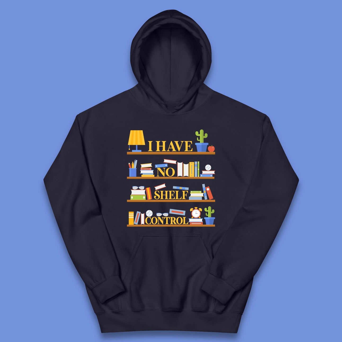 Books Shelf Kids Hoodie