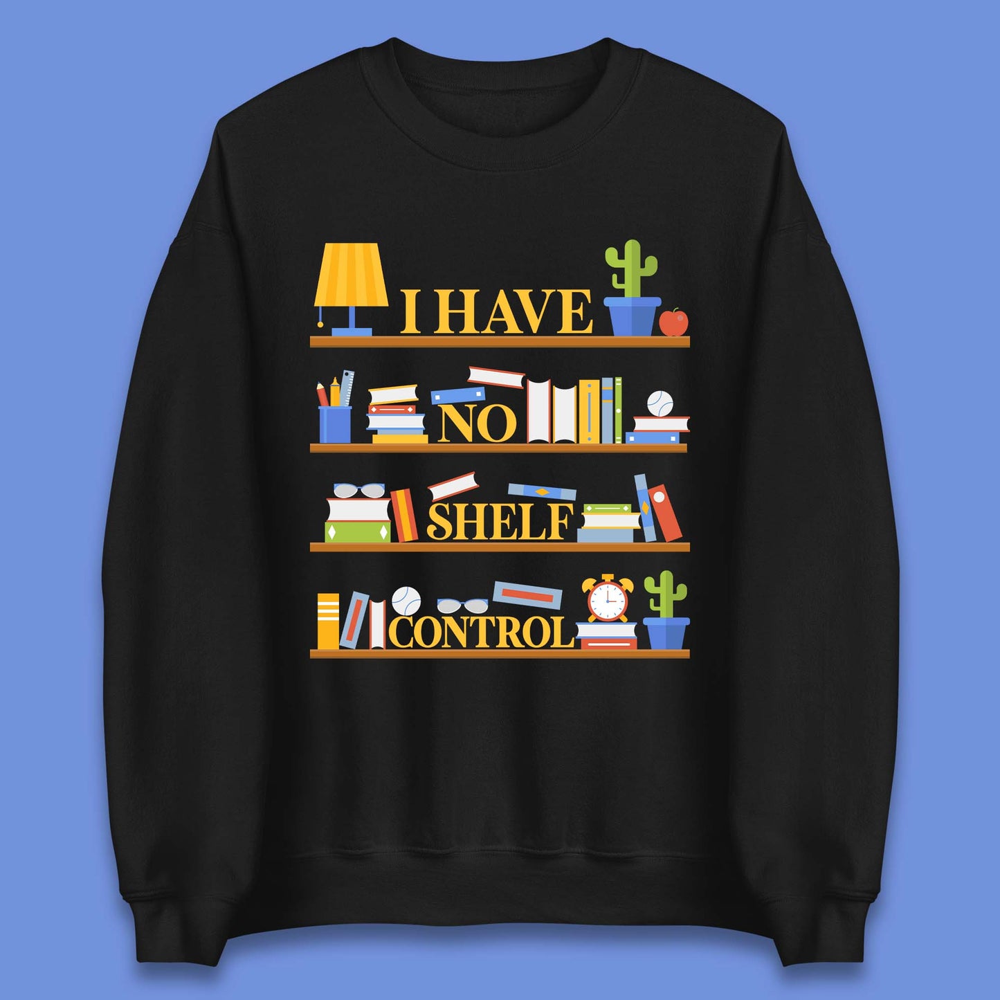 Books Shelf Unisex Sweatshirt