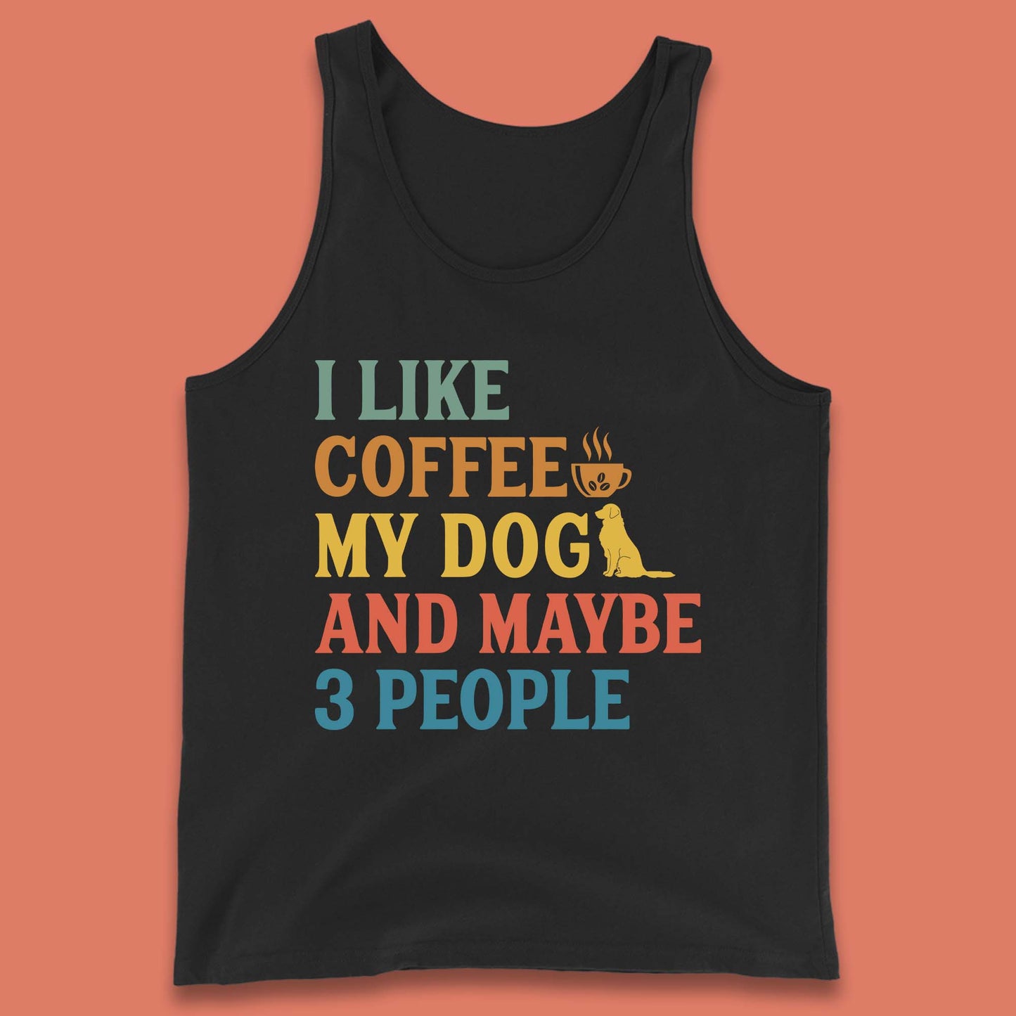 Dog and Coffee Tank Top