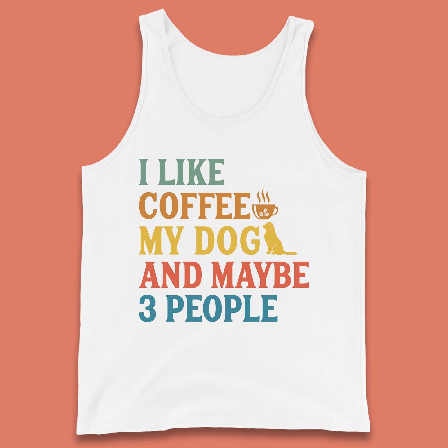 Dog and Coffee Tank Top