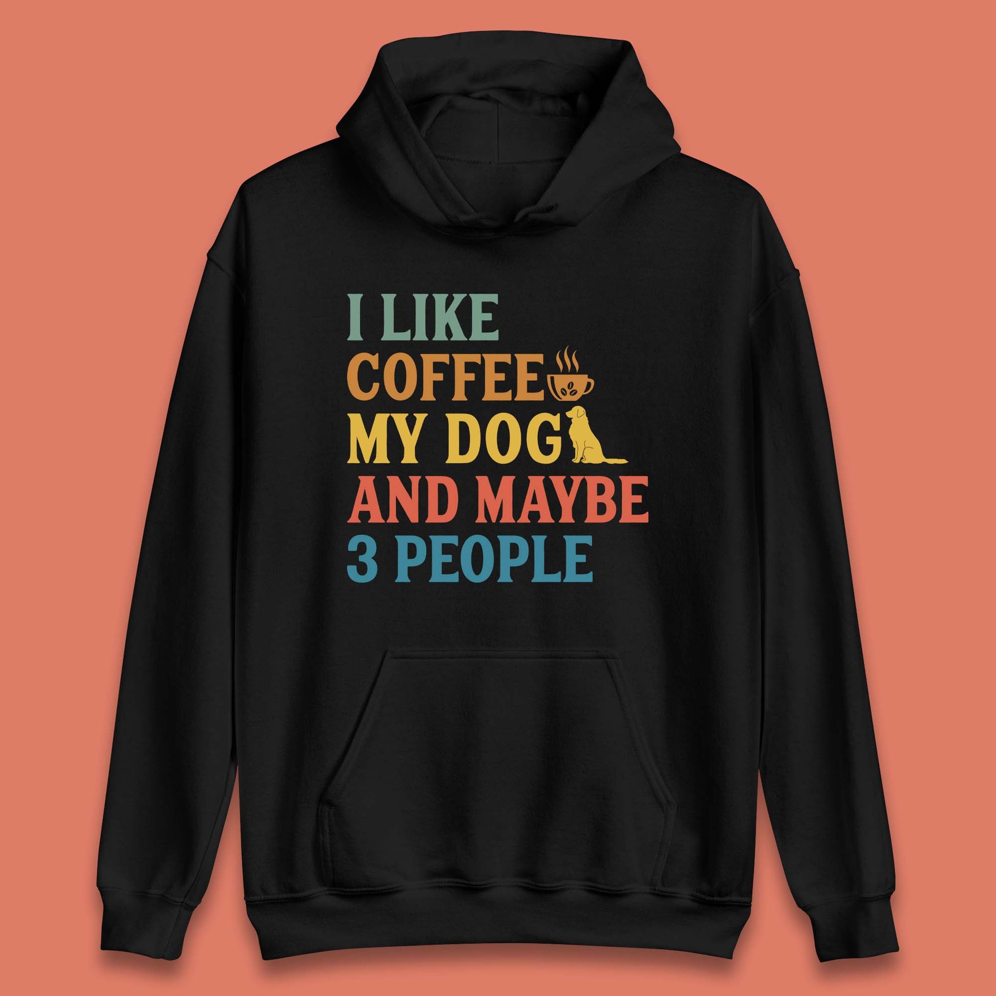 Dog and Coffee Unisex Hoodie