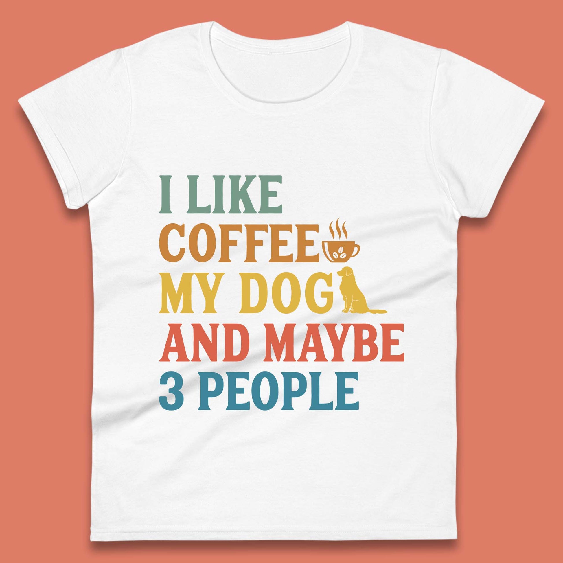 Dog and Coffee Women's T-Shirt