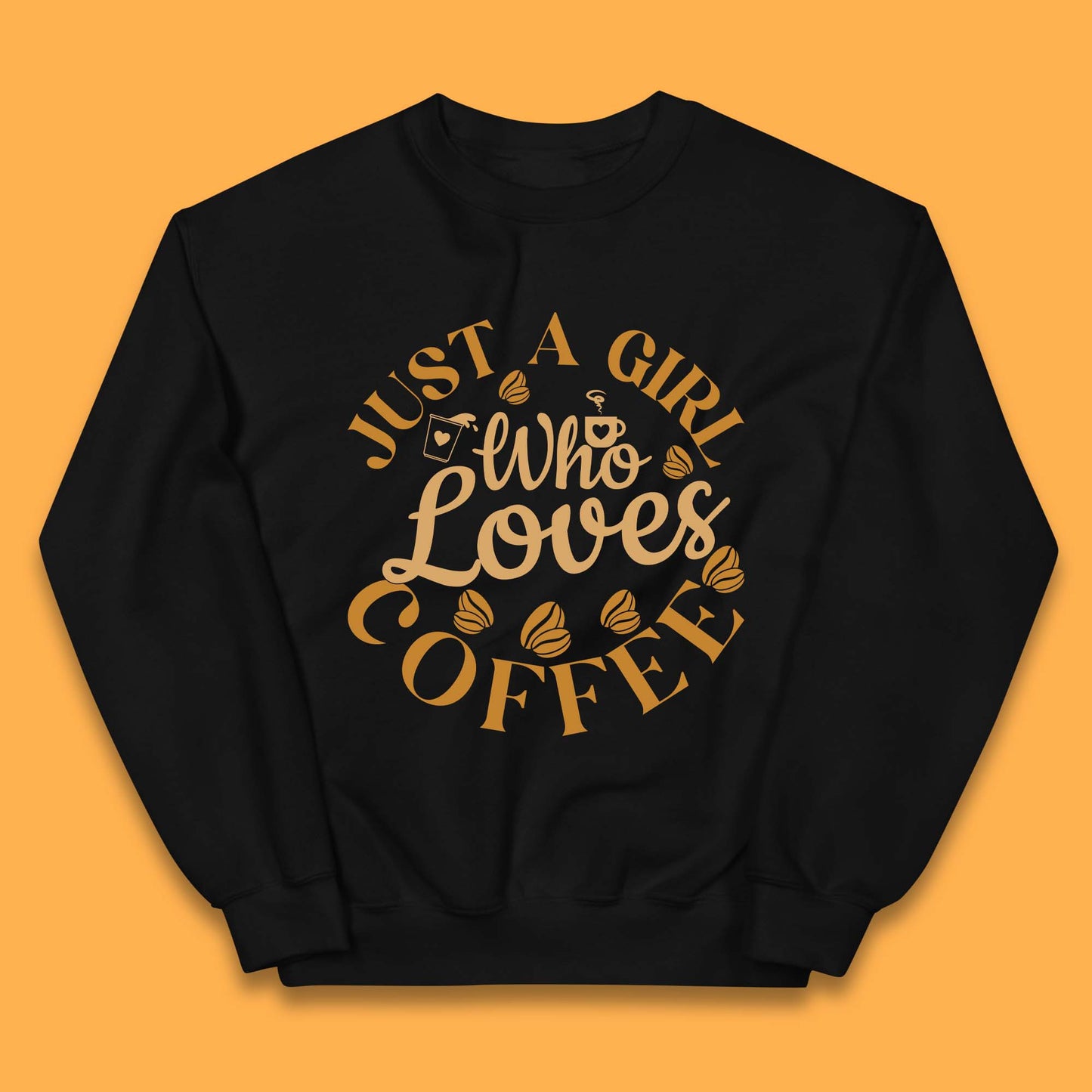 Coffee Enthusiast Kids Sweatshirt