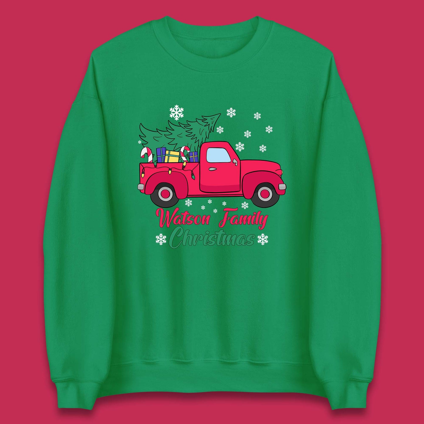 personalised christmas sweatshirt