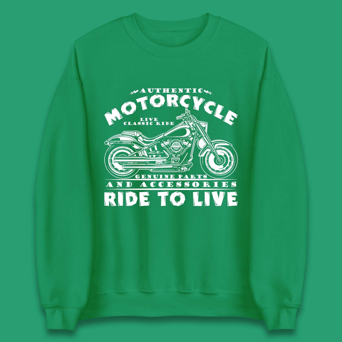 Motorcycle Ride To Live Unisex Sweatshirt