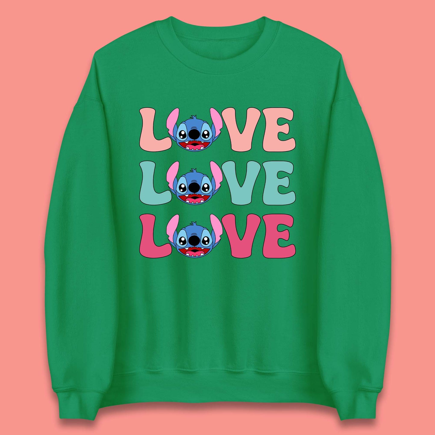 Stitch Love Valentines Unisex Sweatshirt