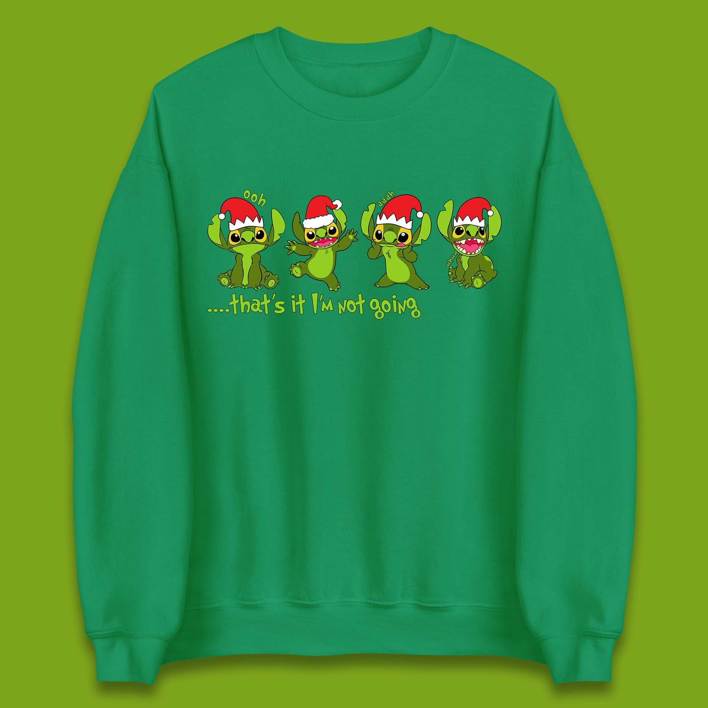 Grinch Stitch Christmas Unisex Sweatshirt