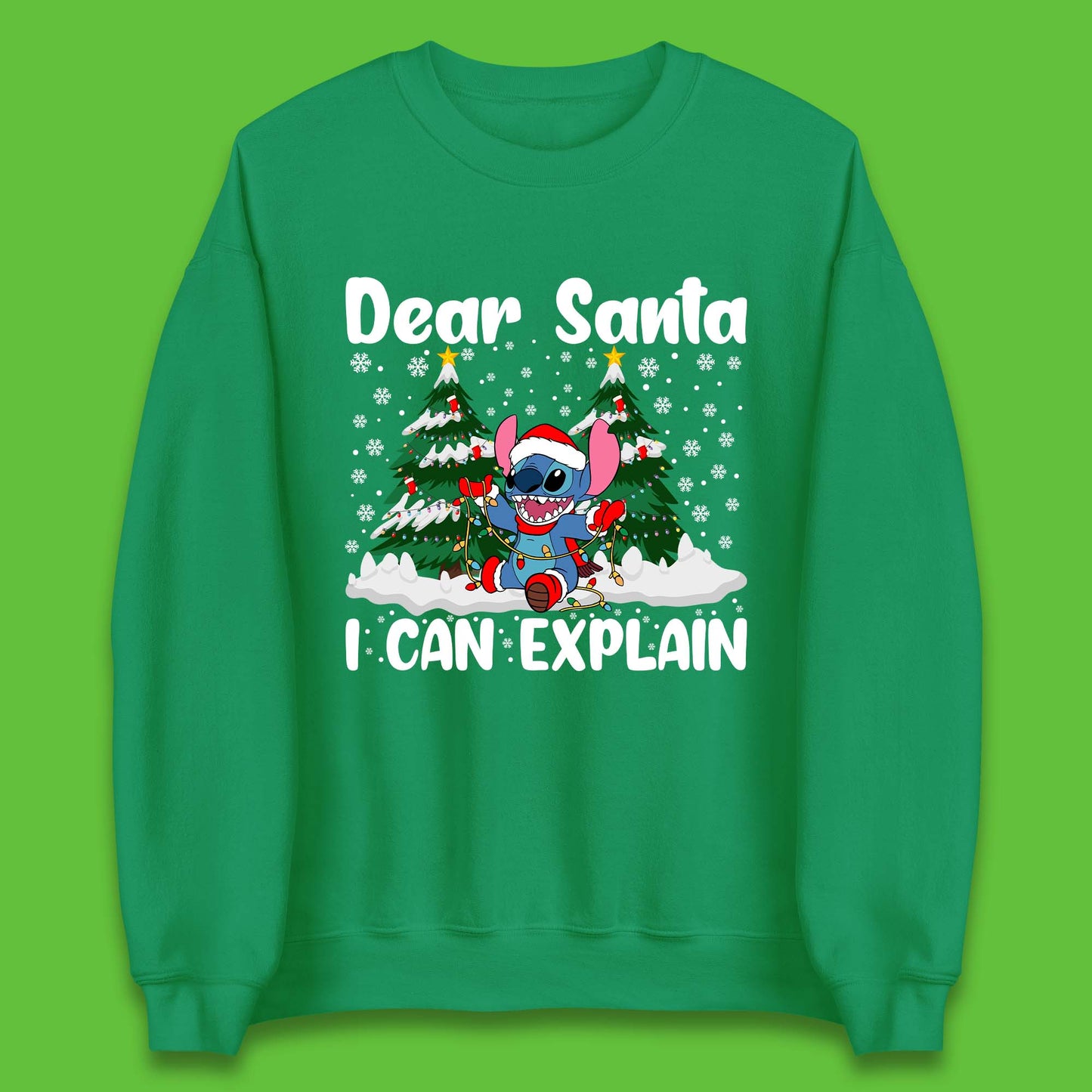 Santa Stitch Christmas Unisex Sweatshirt