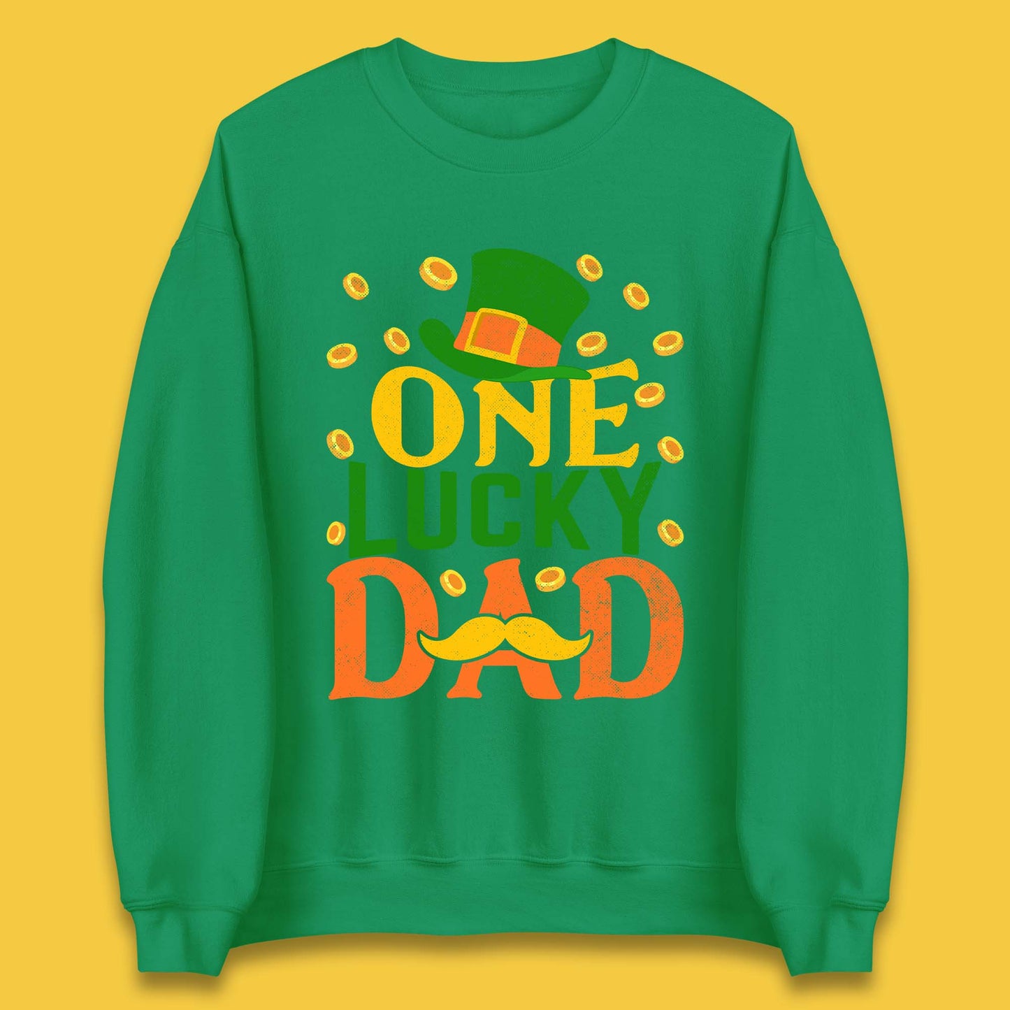 One Lucky Dad Patrick's Day Unisex Sweatshirt