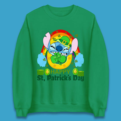 St. Patrick's Day Stitch Unisex Sweatshirt