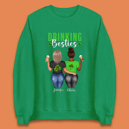 Personalised Drinking Besties Unisex Sweatshirt