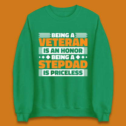 Veteran Stepdad Unisex Sweatshirt