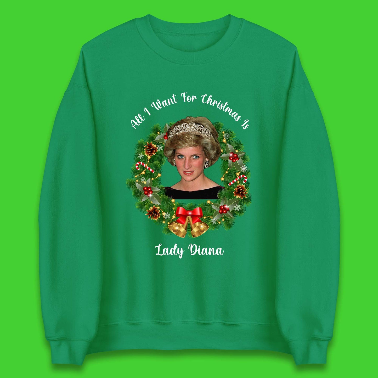 Lady Diana Christmas Unisex Sweatshirt