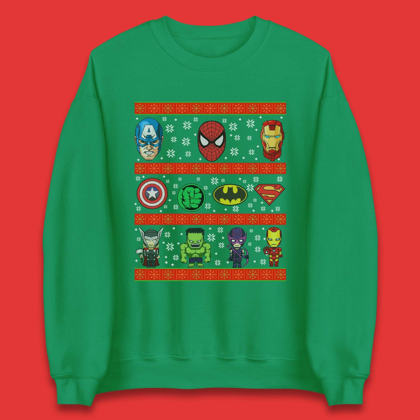 Avengers Superhero Christmas Unisex Sweatshirt