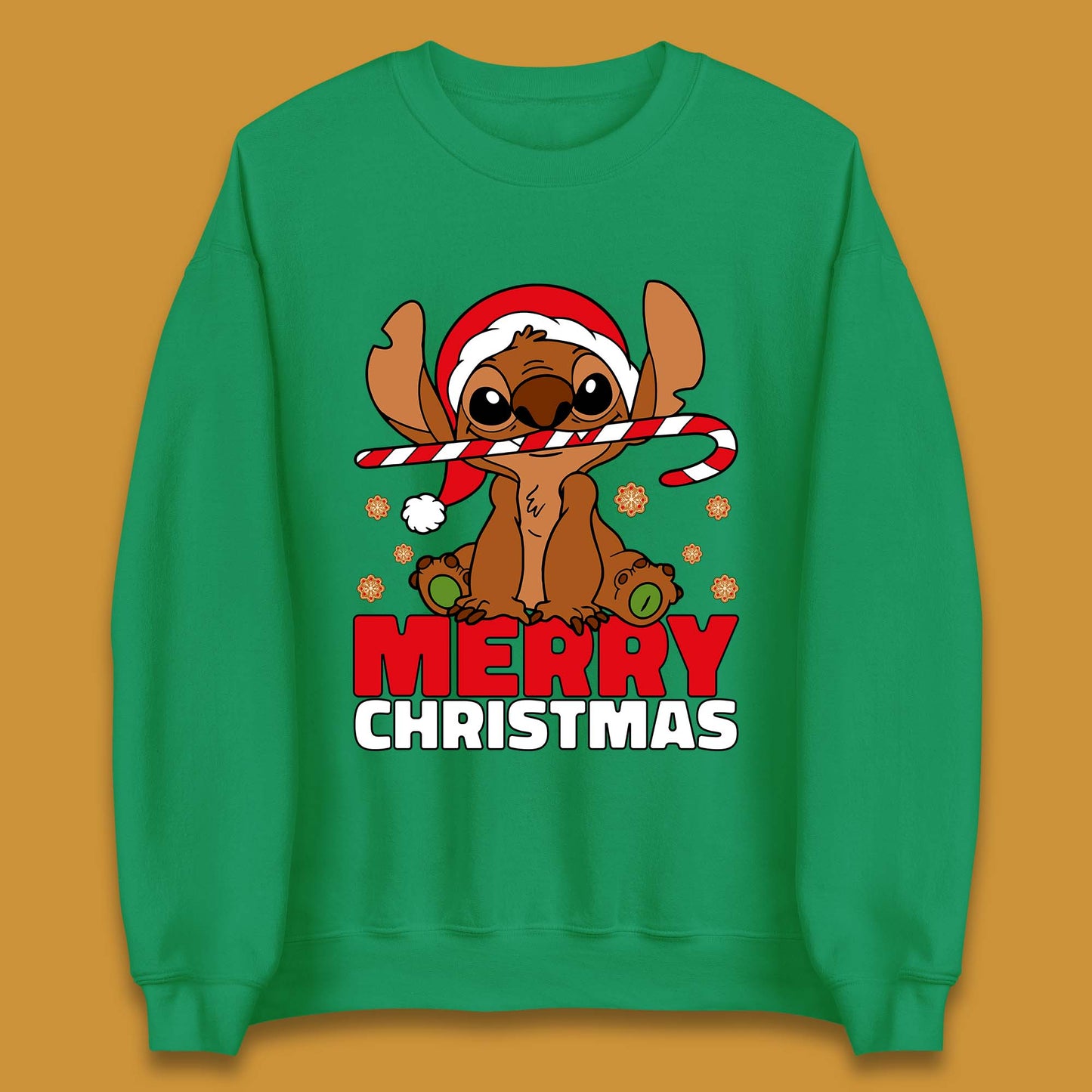 Gingerbread Stitch Christmas Unisex Sweatshirt