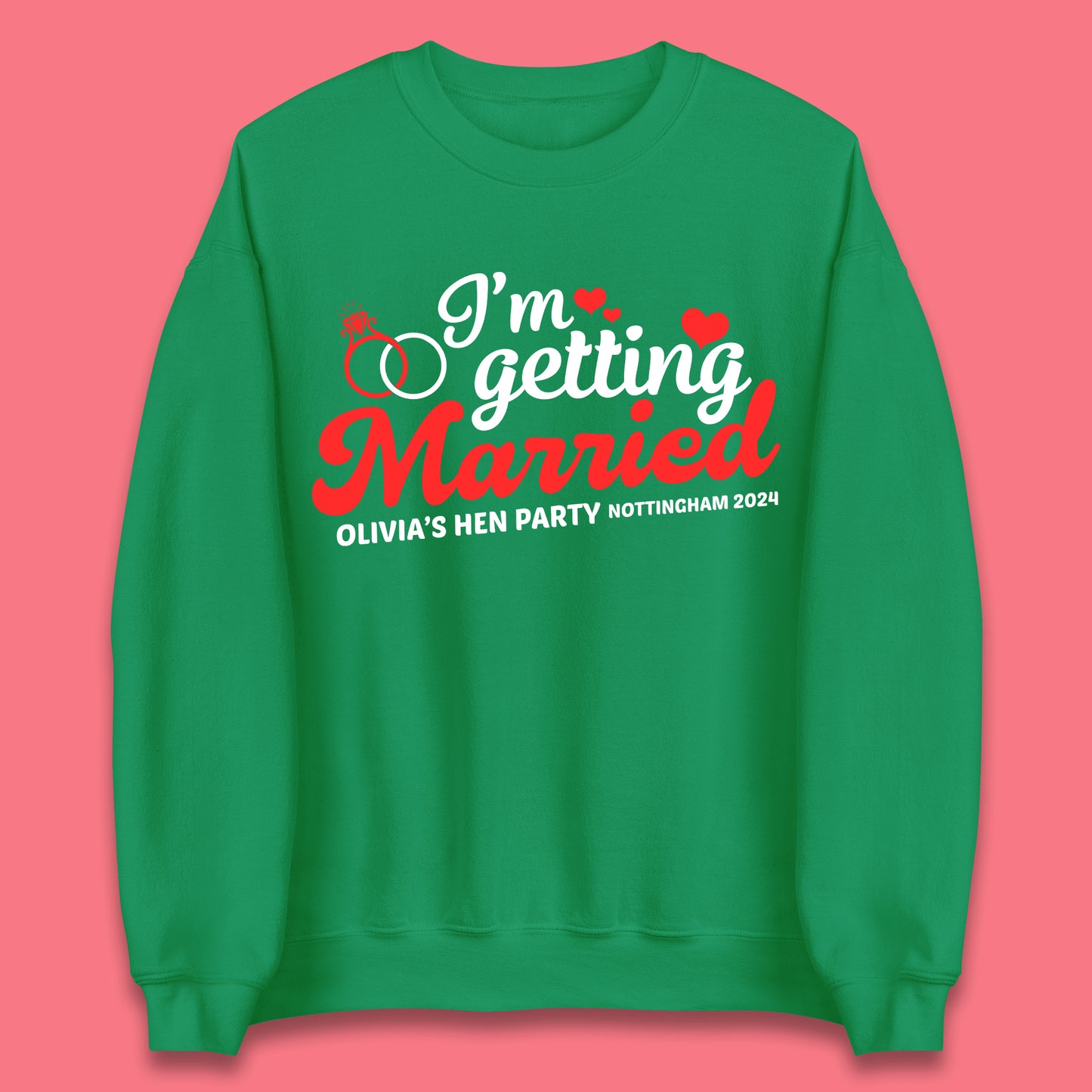 Custom Hen Do Party Unisex Sweatshirt