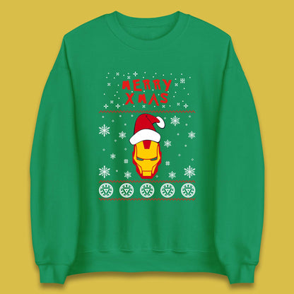 Merry Xmas Ironman Unisex Sweatshirt