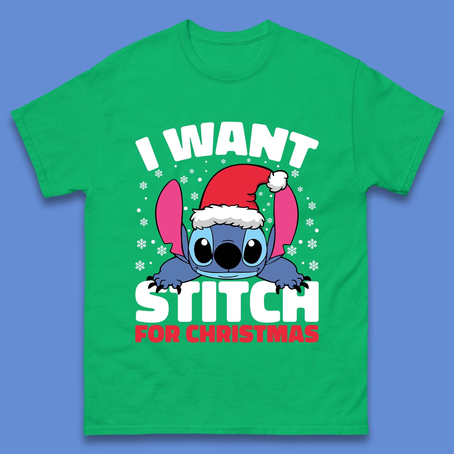 I Want Sticth For Christmas Mens T-Shirt