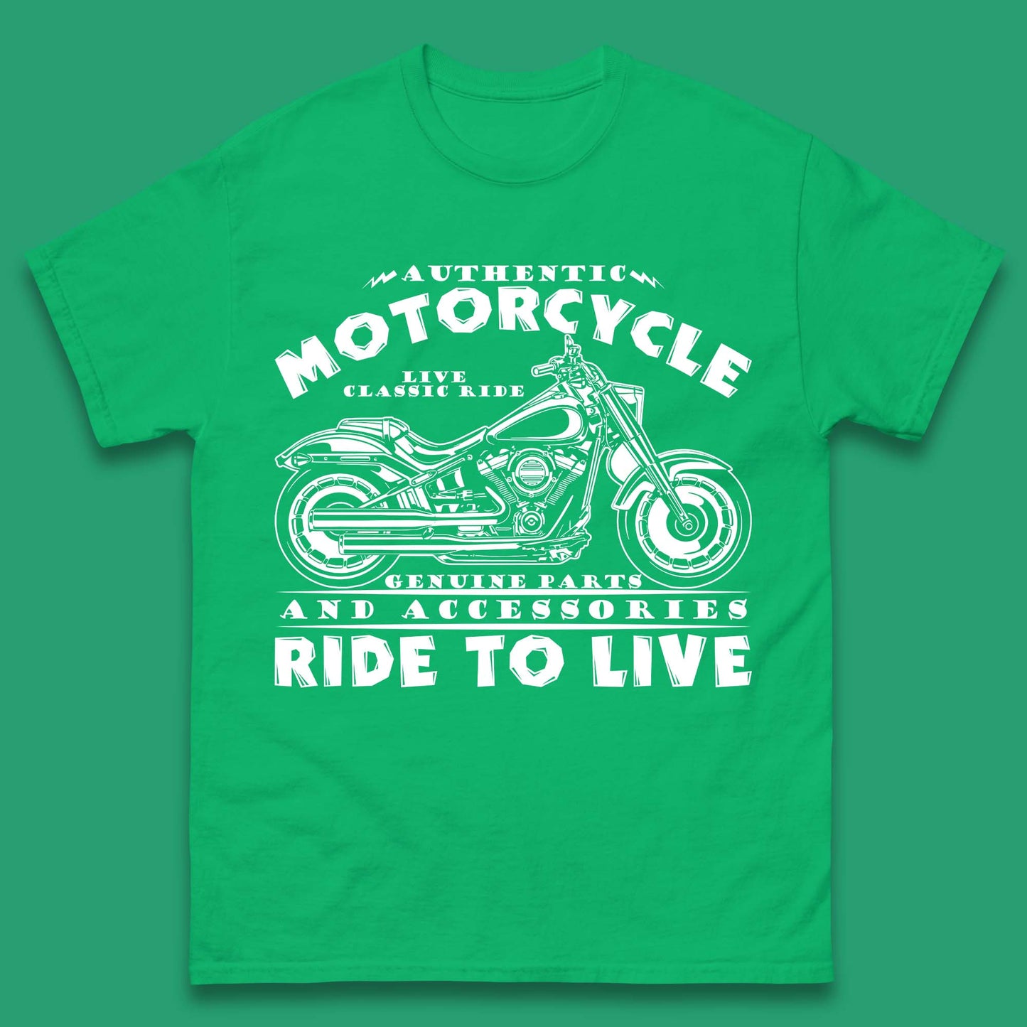 Motorcycle Ride To Live Mens T-Shirt