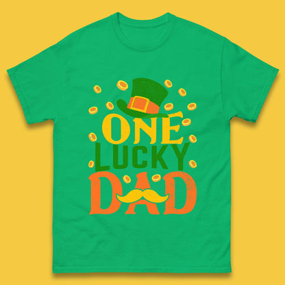 One Lucky Dad Patrick's Day Mens T-Shirt