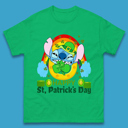 St. Patrick's Day Stitch Mens T-Shirt