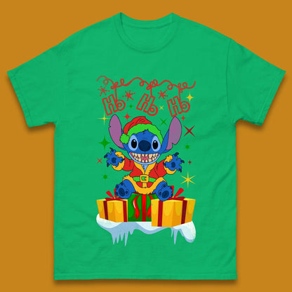 Elf Stitch Christmas Mens T-Shirt