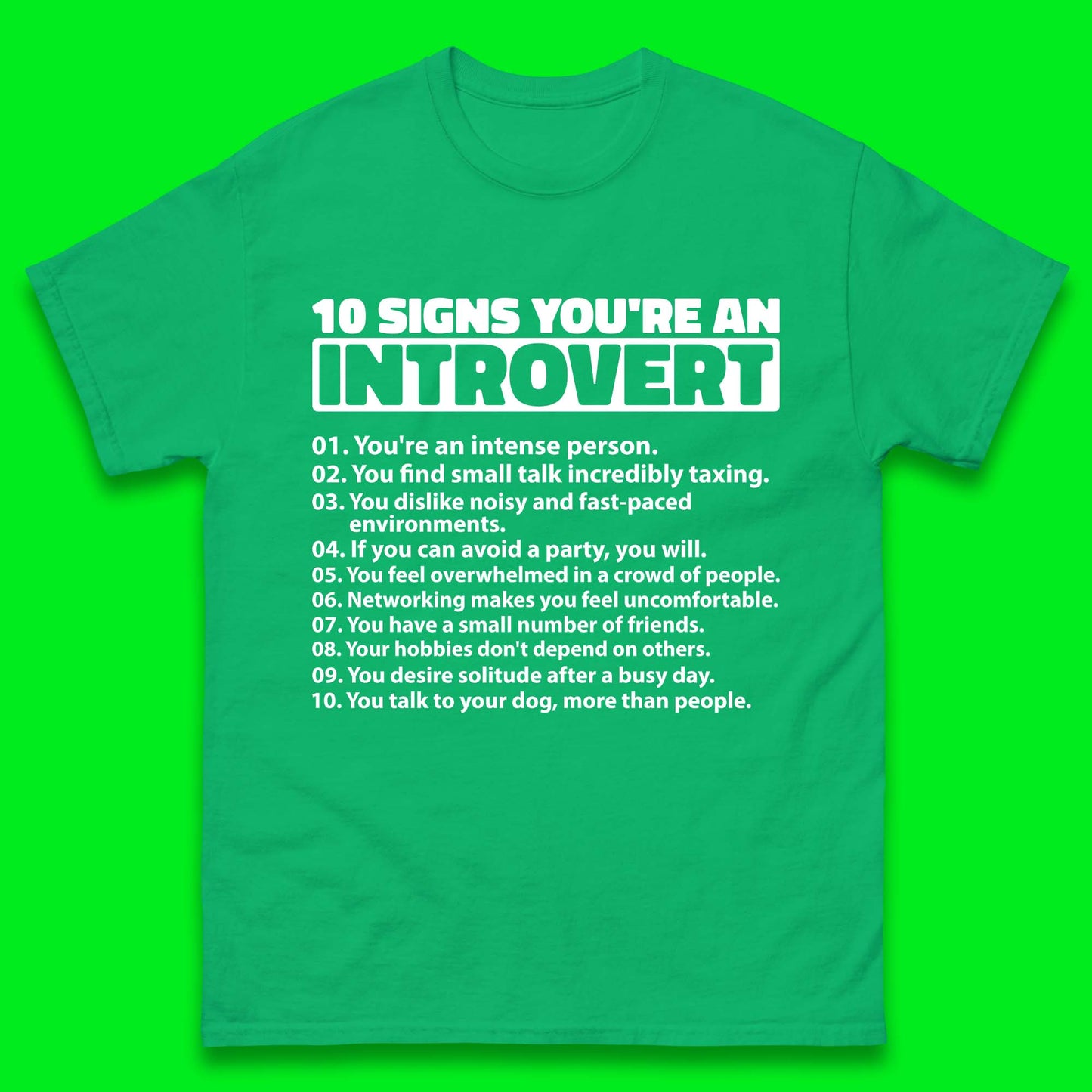 Introvert Mens T-Shirt 