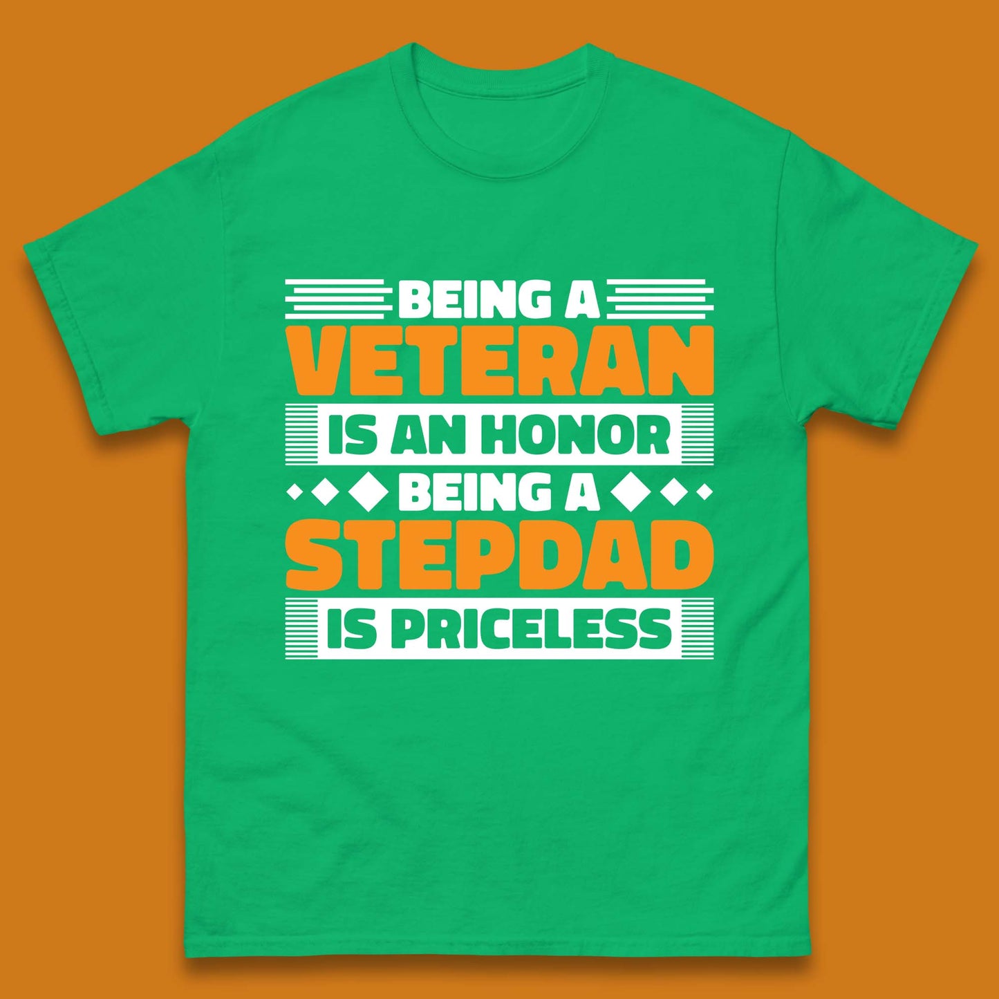 Veteran Stepdad Mens T-Shirt