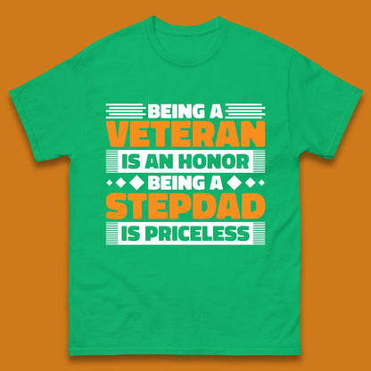 Veteran Stepdad Mens T-Shirt