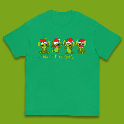 Grinch Stitch Christmas Kids T-Shirt