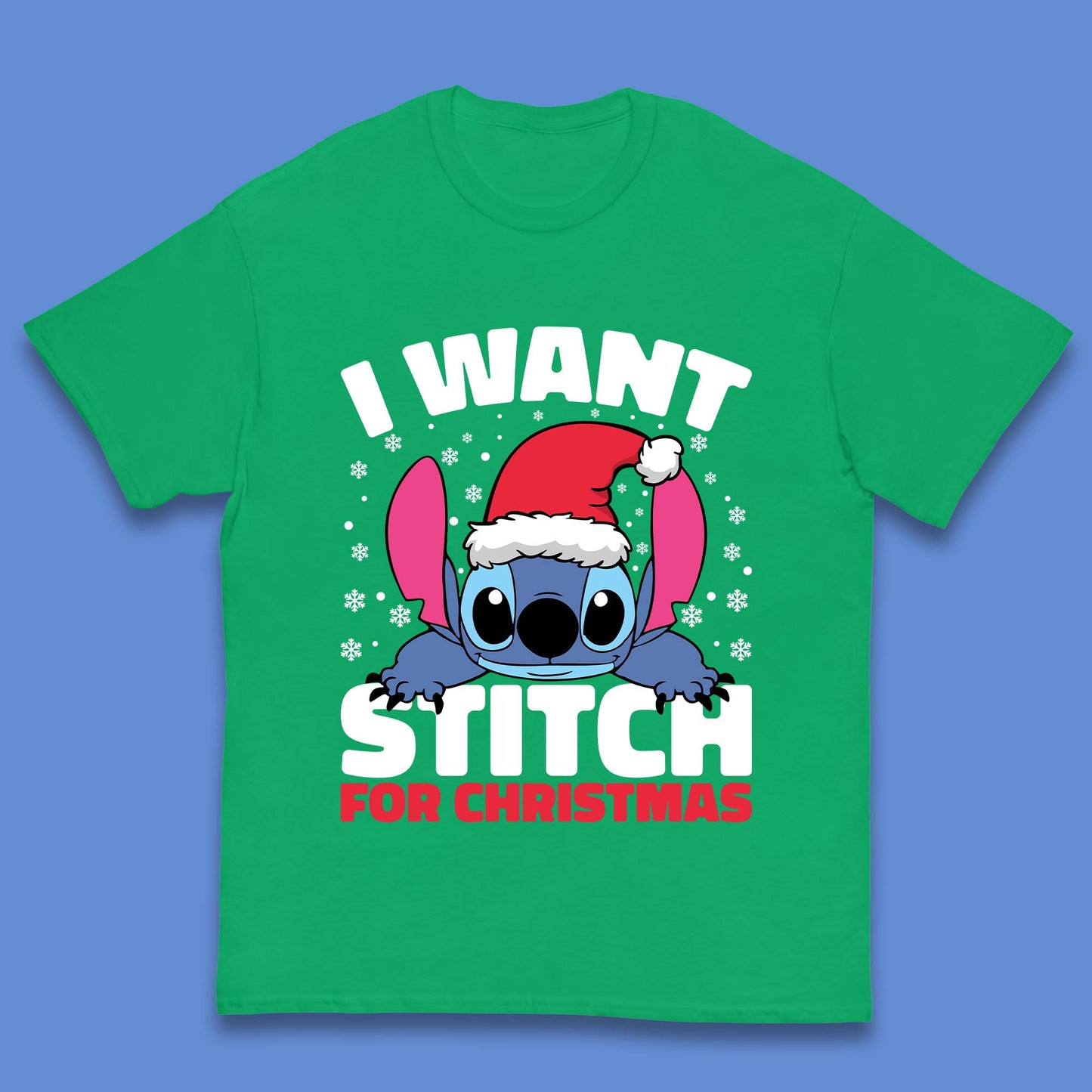 I Want Sticth For Christmas Kids T-Shirt