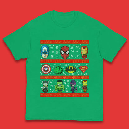 Avengers Superhero Christmas Kids T-Shirt