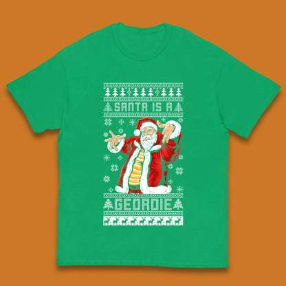 Santa Is A Gerodie Christmas Kids T-Shirt