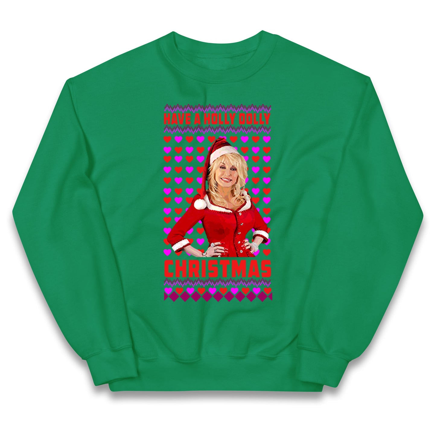 Merry Christmas Dolly Parton Kids Jumper