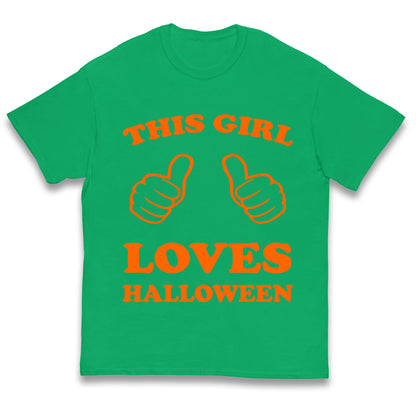 This Girl Loves Halloween T Shirt
